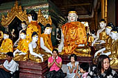 Yangon Myanmar. Shwedagon Pagoda (the Golden Stupa).  